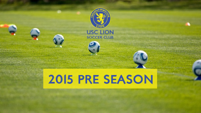USC Lion Soccer Club Pre Season 2015