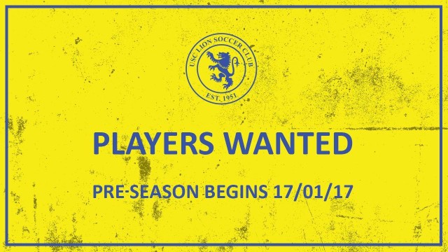 players wanted 2017 pre-season