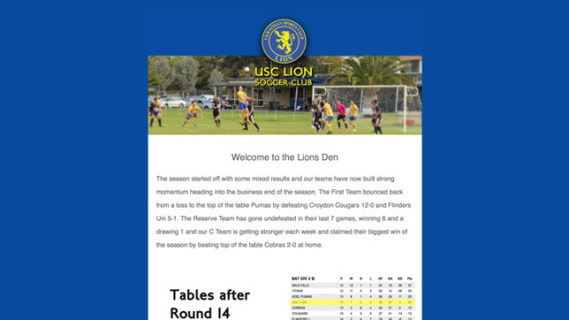 USC Lion Newsletter